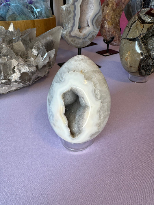 Druzy Agate Egg